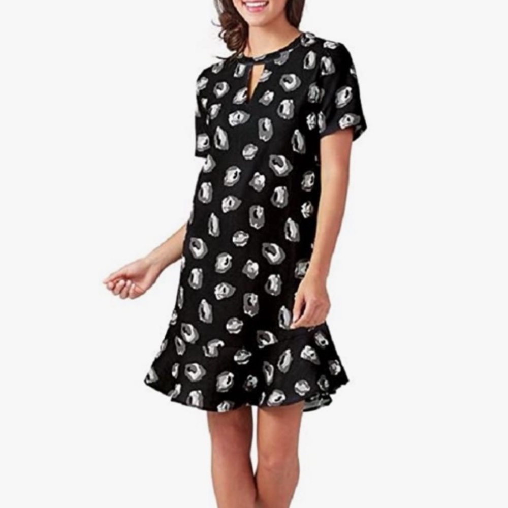Mud Pie Crepe Black Dress